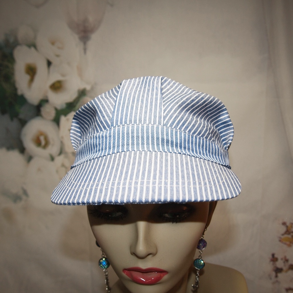 Train Conductor Hat Youth NWOT Nice Vintage Style Hat Snap Back Hat